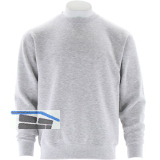 FRUIT OF THE LOOM Sweater Premium Type F324N grau meliert L