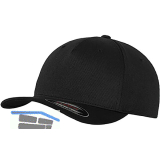 FLEXFIT Classic 5 Panel Baseball Cap schwarz L/XL
