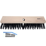 MASTA Stra�enbesen Elaston glatt L�nge 400 mm Flachholz m. Stielloch