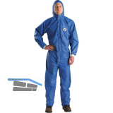 3M Schutzanzug 4530 Farbe blau XL Kategorie III