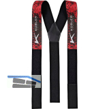 K�BLER Hosentr�ger Forest rot/schwarz Breite 50 mm