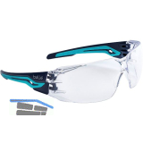 BOLL� Schutzbrille Silex Sichtscheibe klar, Rahmen Blau/Blau