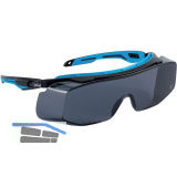 BOLL� Schutzbrille Tryon OTG Sichtscheibe Rauchglas, Rahmen Schwarz/Blau