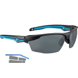 BOLL� Schutzbrille Tryon Sichtscheibe Rauchglas, Rahmen Schwarz/Blau