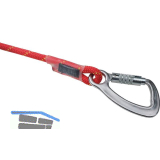 TEUFELBERGER Kernmantelseil mit vern�hter Schlaufe und Croc-Karabiner L�nge 10 m