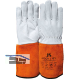 STAFFL Schwei�erhandschuh Argon2 35cm Gr��e 10 Rindsspaltleder