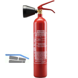 CO2 Feuerl�scher KS 2 ST, L�schmenge 2kg Brandklasse B