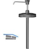 Dosierpumpe Metall f�r 3 L PE-Dose