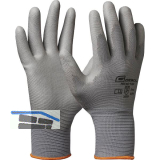 GEBOL Schutzhandschuh Micro Flex grau Gr��e 10