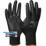 GEBOL Schutzhandschuh Micro Flex schwarz Gr��e 10
