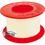 LEINA Heftpflasterspule Medisilk rei�bar mit Schutzring breite 2,5 cm l�nge 5 m