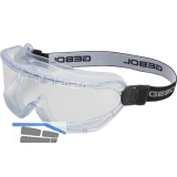 GEBOL Vollsicht-Schutzbrille Profi klar