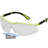 GEBOL Schutzbrille Neon klar