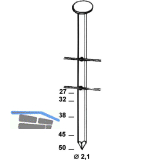 ALSAFIX Ringnut-Nagelrollen glatt C21 2,1 x 32 mm blank Drahtgebunden 16 Grad