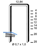 ALSAFIX Klammern Type A 4 mm aus Stahldraht verzinkt (10000 St�ck)