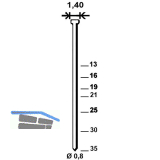 ALSAFIX Stauchkopfnagel JA 19 mm aus Stahldraht verzinkt (20000 St)