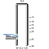 ALSAFIX Klammern Type G 38 mm aus Stahldraht verzinkt (2600 St�ck)