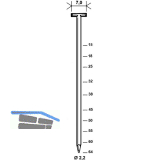 ALSAFIX T-N�gel T 38 mm Stahldraht verzinkt (10000 St)