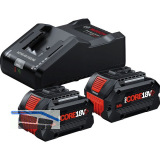 BOSCH Akku-Starterkit ProCore Plus 18 V / 2 x 8 Ah Akkus u Ladeger�t GAL18V-160