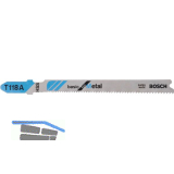 BOSCH Stichs�geblatt T118A Metall - 5 St�ck