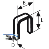 BOSCH Klammern Typ 55 L�nge 14 mm Breite 6 mm
