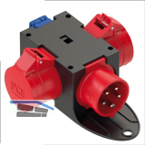 PCE Kompaktverteiler St.Anton 1 x 250V/2 x 400V IP44