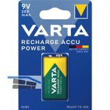 VARTA Batterie Recharge Akku Power 6F22 9 Volt 200 mAh (1 St)