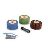 FEIN Satinier-Set Edelstahl