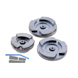 PROTOOL Schleifteller Dia Hard D44/35 (3 St�ck)