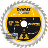 DEWALT Kreiss�geblatt XR Extrem Runtime HM � 216 x 2,16 x 30mm Z�hne 36 (WZ/FZ)