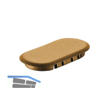 FESTOOL Abdeckkappe SV-AK D14 brn2 Farbe hellbraun (32 St�ck)