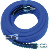 DL-Gummischlauch L�nge 10 m mit Kupplung u. Nippel 10 x16 mm