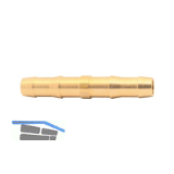 Druckluft Schlauchverbindungsrohr Messing f�r 9 mm Schlauch