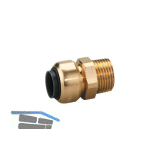 SCHNEIDER Einschraubsteckverbinder gerade AG 1/2" f�r 18 mm Druckluftrohr