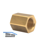 Druckluft Muffe mit IG 1/4" aus Messing