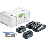 FESTOOL Akku-Starterset SYS 18 Volt / 2x 5,0 Ah TCL 6 DUO