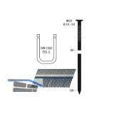 Nagelstreifen NK20 3,8 x 120 mm HBK blank geharzt Kunststoffgebunden 20 Grad