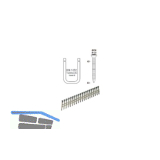 Ankern�gel AK34 L�nge 40 mm galvanisch verzinkt Kunststoffgebunden 34 Grad