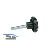 Sterngriff aus Kunststoff Au�en � 40 mm mit Gewindestift M 8 x 30 mm