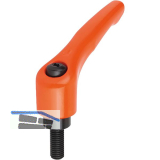 Kipp Klemmhebel mit Gewindestift M 6 x 25 mm