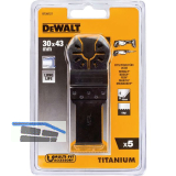 DEWALT Multi Tool S�geblatt Titan DT 20727 Breite 30mm L�nge 43mm (5 St�ck)