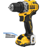 DEWALT Akku-Bohrschrauber DCD701D2 12 Volt / 2,0 Ah (IEC) Li-Ion