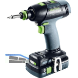 FESTOOL Akku-Bohrschrauber T 18+3 Li 4,0 I-Plus 18 Volt / 4,0 Ah (IEC) Li-Ion