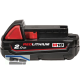 MILWAUKEE Akku / Ersatzakku M18 B2 18 Volt / 2,0 Ah Li-Ion