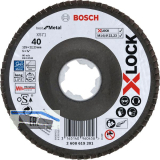 BOSCH Schleiflamellenteller Best for Metal X-LOCK gekr�pft � 125 mm Korn 40