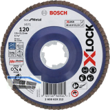 BOSCH Schleiflamellenteller Best for Metal X-LOCK gerade � 125 mm Korn 60