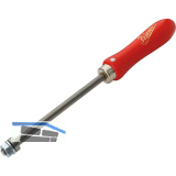 Farbkratzergriff mit Holzheft ohne Bl�tter L�nge 250 mm