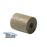 Auftragswalze zu Leimroller 75 Ausf�hrung: Vollgummi 75 mm braun