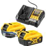DEWALT Akku-Starterkit-Set DCB1104P2-QW 18 Volt/ 2 St�ck 5Ah Akkus und Ladeger�t