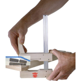 Klemmsia-Zwinge aus Wei�buchenholz Spannweite 400 mm Ausladung 110 mm